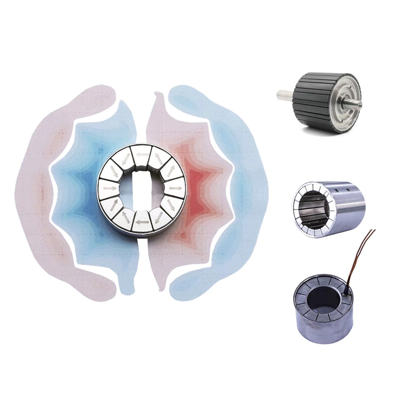 Halbachin komponenttien magneetti